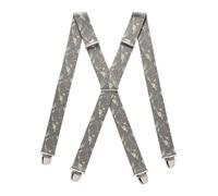 PIERROT Men's Braces Wide Made in France - Heavy Duty Elastic & 4 Extra Strong X Clips - Adjustable Size Up to 130 cm - Lifetime Guarantee - Handcrafted, One size