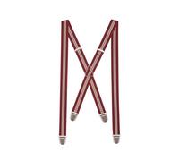 Pierrot Skinny Mens Braces with Very Strong Clips - One Size Adjustable and Elastic Braces - Thin Heavy Duty Suspenders for Men Trousers