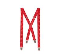 Pierrot Skinny Mens Braces with Very Strong Clips - One Size Adjustable and Elastic Braces - Thin Heavy Duty Suspenders for Men Trousers