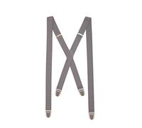 Pierrot Skinny Mens Braces with Very Strong Clips - One Size Adjustable and Elastic Braces - Thin Heavy Duty Suspenders for Men Trousers