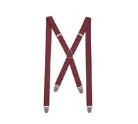 Pierrot Skinny Mens Braces with Very Strong Clips - One Size Adjustable and Elastic Braces - Thin Heavy Duty Suspenders for Men Trousers