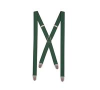 Pierrot Skinny Mens Braces with Very Strong Clips - One Size Adjustable and Elastic Braces - Thin Heavy Duty Suspenders for Men Trousers