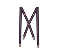 Pierrot Skinny Mens Braces with Very Strong Clips - One Size Adjustable and Elastic Braces - Thin Heavy Duty Suspenders for Men Trousers
