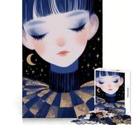Pierrot Under A Starry Sky for Adults 1000 Piece Jigsaw Puzzle Mind Exercise Toy Family Joy Precision Cut Lovely Gift (38x52cm)