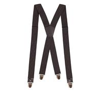 Pierrot Wide Premium Men's Braces - One Size Fits All, Adjustable - Reinforced Elastic and Leather Finishes - Wide Heavy Duty Suspenders for Men Trousers with 4 Ultra Strong X-Shaped Clips