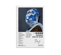 Piesa Gunna Poster One of Wun Album Cover Poster for Bedroom Aesthetic Canvas Art Wall Decor 24x36inch(60x90cm), Unframe-style-4