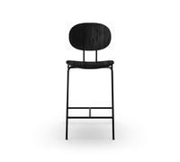 Piet Hein Barstool Black In Black Oak
