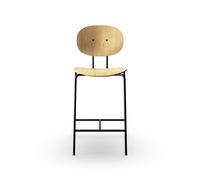 Piet Hein Barstool Black In Oak