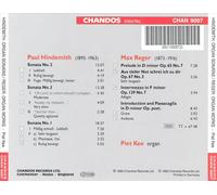 PIET KEE PLAYS HINDEMITH AND REGER NEW CD