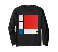 Piet Mondrian Composition with Red, Blue and Yellow Long Sleeve T-Shirt
