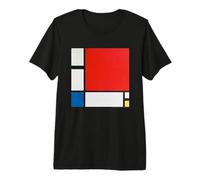 Piet Mondrian Composition with Red, Blue and Yellow Premium T-Shirt