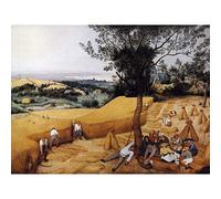 Pieter Bruegel Elder Harvesters Painting Large XL Wall Art Canvas Print