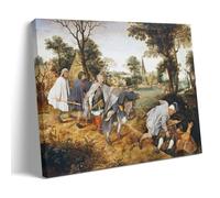 Pieter Bruegel The Elder Artistic Work (The Blind Leading The Blind 1568) Poster Modern Printed Canvas Wall Art Stylish Photo Painting Decor for Living Space 20x30inch(50x75cm)