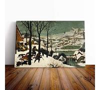 Pieter Bruegel The Elder Hunters in The Snow Canvas Print 30x20 Inch