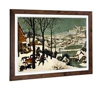 Pieter Bruegel The Elder Hunters in The Snow Framed Wall Art Print