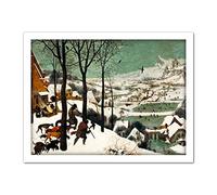 Pieter Bruegel The Elder Hunters In The Snow Winter Large Framed Art Print Poster Wall Decor 18x24
