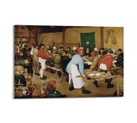 Pieter Bruegel The Elder Painter Works (The Peasant Wedding) Art Posters Canvas And Wall Art Picture Print Modern Family Bedroom Decors 12x18inch(30x45cm)