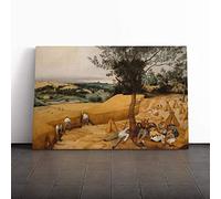 Pieter Bruegel The Elder The Harvesters Canvas Wall Art Print 30x20 Inch