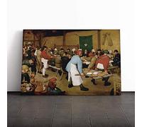 Pieter Bruegel The Elder Wedding Canvas Wall Art Print 30x20 Inch