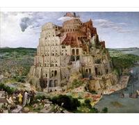 Pieter Bruegel the Elder's Tower of Babel Print, 1563 - Print 10"x8" (25x20cm) (6251391)