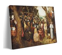 Pieter Bruegel（The Preaching of St John The Baptist） Wall Art Posters Canvas Wall Art Decorative Bedroom Modern Home Print Picture Artworkss 08x12inch(20x30cm)