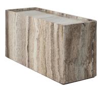 GUBI Pietra side table 30x80x40 cm Lively sepia