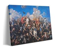 Pietro Da Cortona-Battle of Alexander Darius Outstanding Works Poster Canvas Painting Wall Art Decorative Picture Prints Modern Decor 08x12inch(20x30cm)