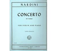 Pietro Nardini Concerto In e minor for violin. Edited by Josef Gingold. by International