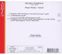 Pietro Spada - Muzio Clementi: Piano Works, Vol. 18