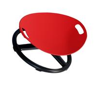PIEXANGH Round Shape Sensory Swivels Chair Spinner Seat Sit, Red