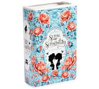 PIEZAPRINT Book Shaped Decorative Vase Ceramic Vases for Home Decor Vase for Book Lovers (Sense & Sensibility)