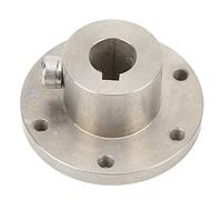 Piezas de repuesto de acoplamiento de eje RC de cubo de llave de acero inoxidable de 14 mm con ranura para cadena Conector de rueda de motor duradero para vehículos RC
