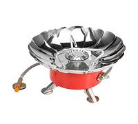Piezo Ignition Gas Stove With Extended Pipe Outdoor Cooking Windproof Burner Foldable Camping Picnic BBQ Equipment Easy To Cook(Stove no adapter)