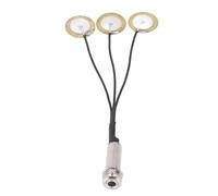 Piezo Pickup Transducer Passive Acoustic Guitar Pickup Clear Sound Self Adhesive Easy Install for Folk Guitar Ukulele Banjo Mandolin Alloy Copper Coil 6.35mm Interface 20.6cm