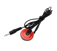 Piezo Pickups 10Pcs Clip Red Case Guitar Pickup Piezo Contact Microphone Pickup With 3.5 Mono Output Output