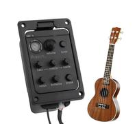 Piezo Pickups 201 Classic Acoustic Guitar EQ Tuner Piezo Pickup Onboard Preamp 4-Band Equalizer Onboard Preamps