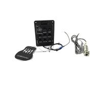 Piezo Pickups 201 Classic Acoustic Guitar EQ Tuner Piezo Pickup Onboard Preamps 4-Band Equalizer Mic Blend Preamp