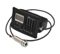 Piezo Pickups 3 Band Acoustic Guitar Pickup With Micro Board Tuner EQ Wooden Guitar Equalizer Professional Guitar Accessories