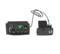 Piezo Pickups 3-Band EQ Equalizer Acoustic Guitar Preamp EQ Equalizer Piezo Pickup LCD Tuner Amplifier Acoustic Guitar Pickup