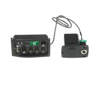 Piezo Pickups 3-Band EQ Equalizer Acoustic Guitar Preamp EQ Equalizer Piezo Pickup LCD Tuner Amplifier