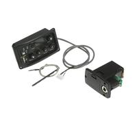 Piezo Pickups 3 Band EQ Equalizer Acoustic Guitar Preamp EQ Equalizer Piezo Pickup LCD Tuner Amplifier Guitar Accessories