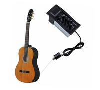 Piezo Pickups 4 Band Acoustic Guitar Pickup Musical Instrument Accessories EQ Equalizer Preamp With Volume Mid Treble Bass Control