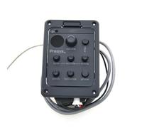 Piezo Pickups 4 Band Acoustic Guitar Pickup With Tuner Mic Blend Preamp EQ Beat Board With Soft Piezo(D)