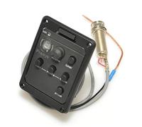 Piezo Pickups 4 Band Acoustic Guitar Pickup With Tuner Mic Blend Preamp EQ Tuner Beat Board With Soft Piezo(101 presys)