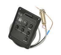 Piezo Pickups 4Pcs A Lot 301 4 Band Acoustic Guitar Pickup With Tuner Mic Blend Preamp EQ Beat Board With Soft Piezo(A)