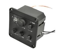 Piezo Pickups 4Pcs A Lot 301 4 Band Acoustic Guitar Pickup With Tuner Mic Blend Preamp EQ Beat Board With Soft Piezo(D)