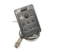 Piezo Pickups 4Pcs A Lot 301 4 Band Acoustic Guitar Pickup With Tuner Mic Blend Preamp EQ Beat Board With Soft Piezo(C)
