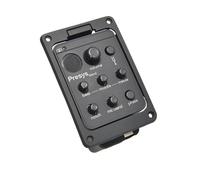 Piezo Pickups 4Pcs A Lot 301 4 Band Acoustic Guitar Pickup With Tuner Mic Blend Preamp EQ Beat Board With Soft Piezo(E)