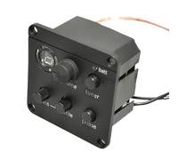 Piezo Pickups 5Pcs A Lot 301 4 Band Acoustic Guitar Pickup With Tuner Mic Blend Preamp EQ Beat Board With Soft Piezo(C)