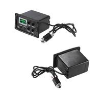 Piezo Pickups Acoustic Guitar 3-Band EQ Equalizer Tone Volume Amplifier Preamp Piezo Pickup Tuner Phase Function LCD Guitar Pickup